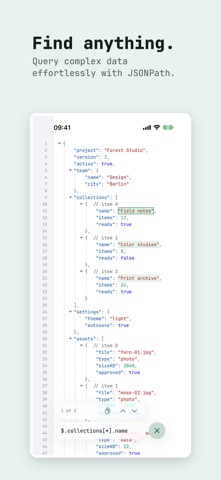 JSONPad - JSON Viewer & Editor Screenshot 2 of 3