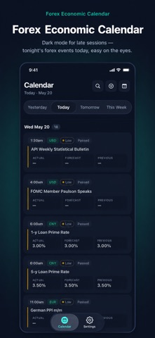 Forex: Economic Calendar Screenshot 6 of 6