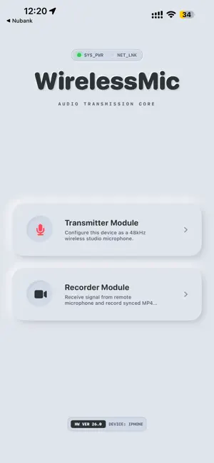 WirelessMic - Video & Audio screenshot 1