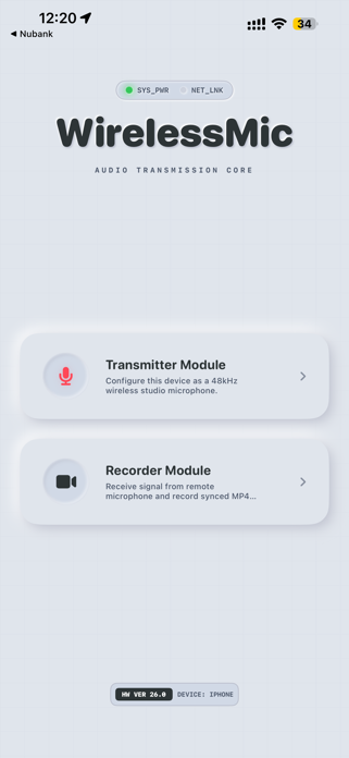 WirelessMic - Video & Audio Screenshot 1 of 10
