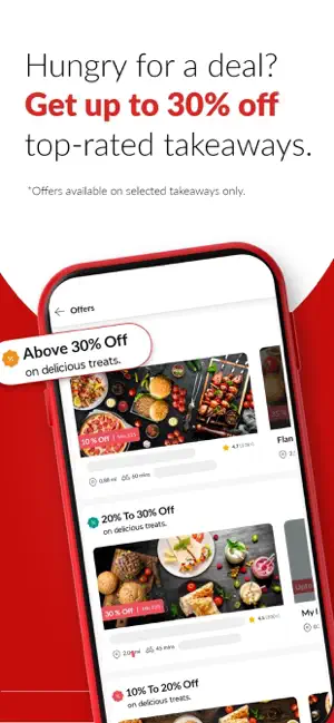 Foodhub - Online Takeaways iPhone screenshot 2