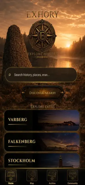 Exhory iPhone screenshot 1