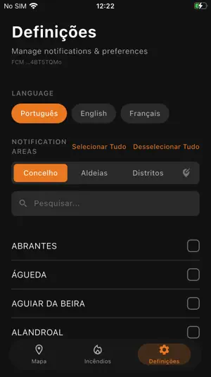 Fogos Wildfire Alerts Portugal screenshot 3