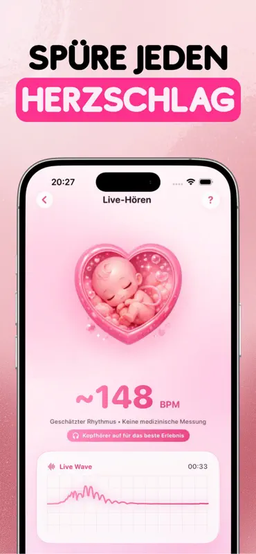 Baby Herzschlag Hören - Pulsi screenshot 2 of 5