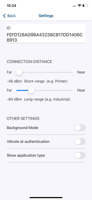 MiCard MultiTech4 BLE Badge Screenshot 6 of 8