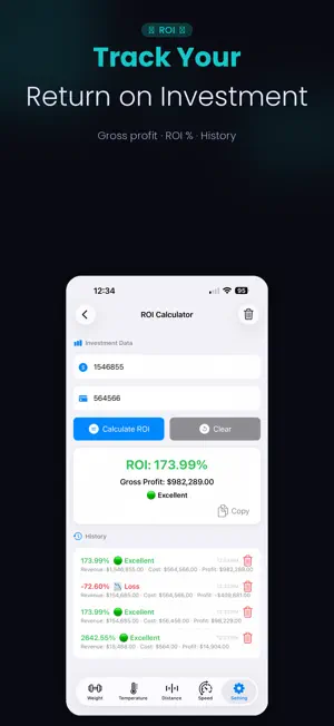 Unit Converter & Loan Calc screenshot 4