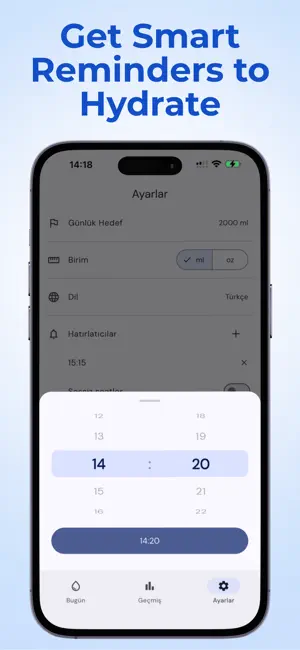 Hydra: Water Tracker, Reminder screenshot 3