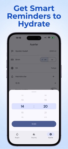 Hydra: Water Tracker, Reminder Screenshot 3 of 3