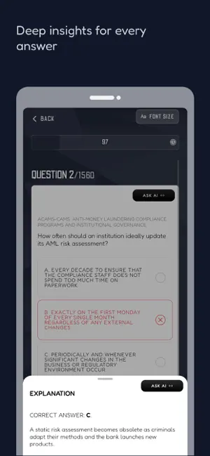 ACAMS AML Prep: with AI screenshot 4