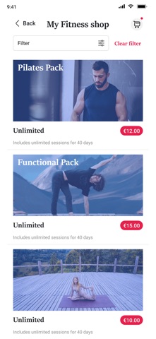 Gymwave screenshot