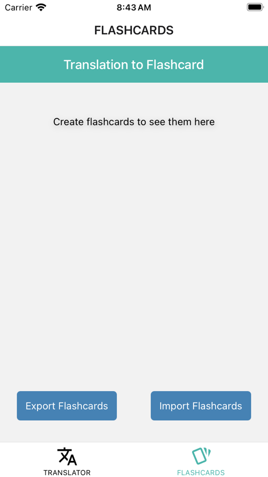 #2. Translation To Flashcard (iOS) 由: Zeeshaan Lakdawala