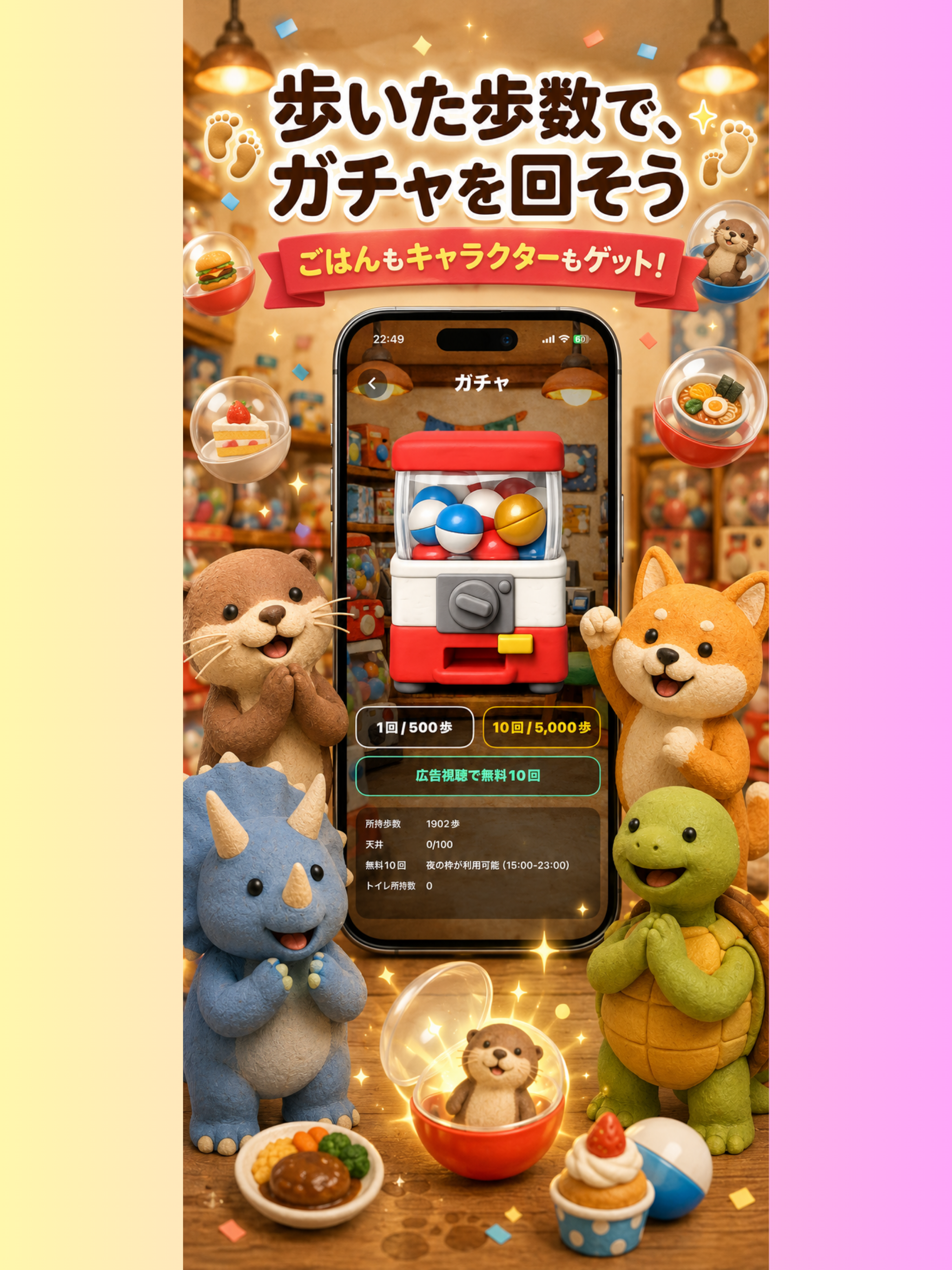 ミーモ - 歩数でペット育成 screenshot 10