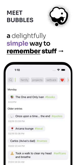 Bubbles - remember anything screenshot 2