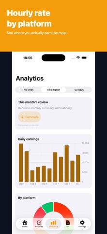 Hanro - Gig Driver Tracker Screenshot 3 of 5