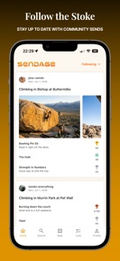 SENDAGE: Climbing Logbook screenshot