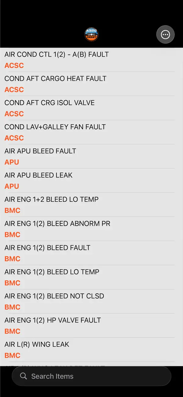 A320 ECAM Reset Pro Screenshot 1