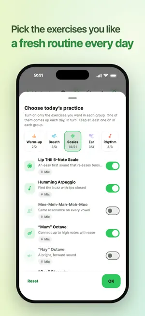 MyVocal: Vocal Warm Up & Pitch screenshot 4