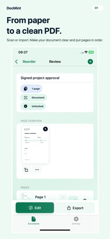 DocMint: PDF Maker & Scanner Screenshot 1 of 3
