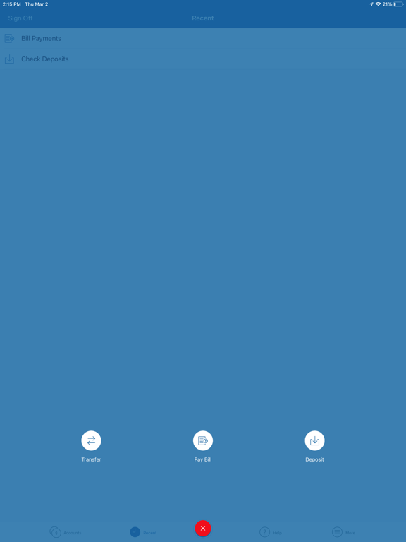 Titan Bank Mobile iPad screenshot 4 - Finance app