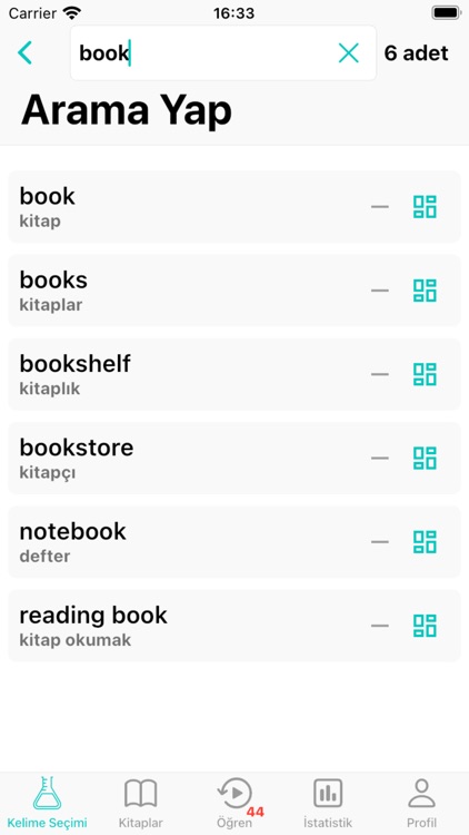 İngilizce Kelime Ezberleme App screenshot-7
