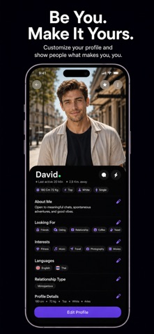 Quicky - Gay Dating & Chat iPhone screenshot 3