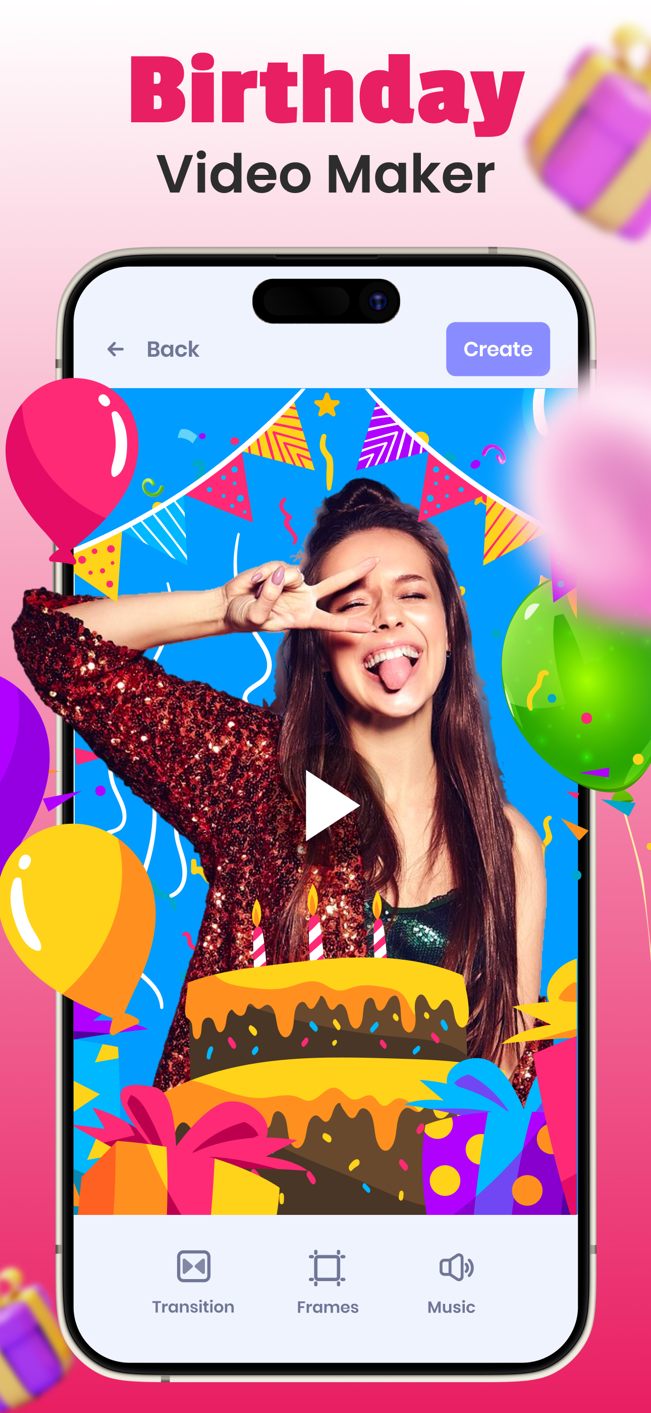 Video Maker Birthday Slideshow
