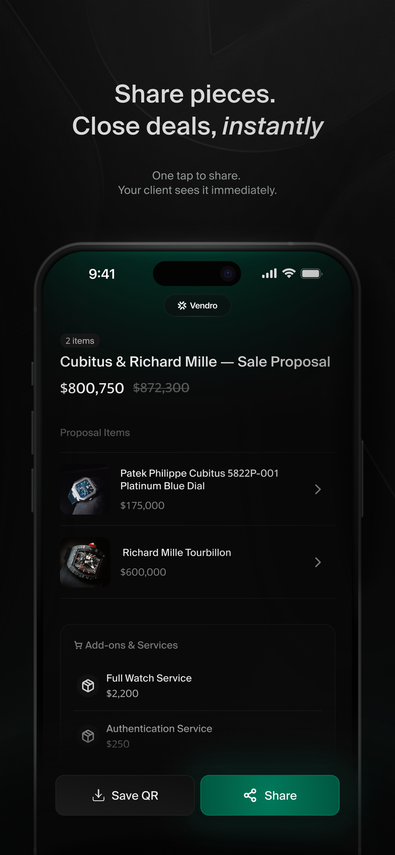 Vendro: Luxury Goods CRM screenshot 6