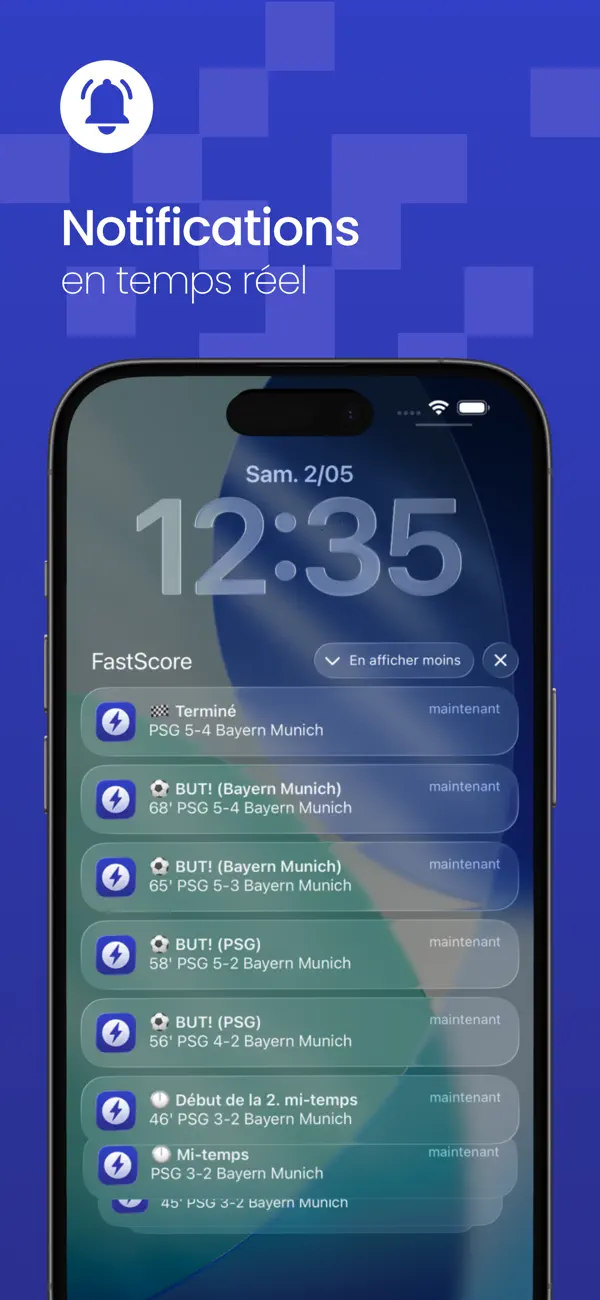Screenshot #3 pour FastScore: Foot en direct