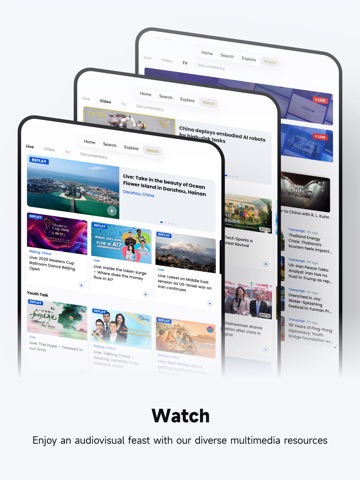 CGTN ipad screenshot 3