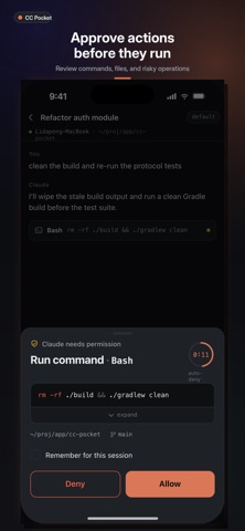 CC Pocket - AI Code Remote Screenshot 2 of 5