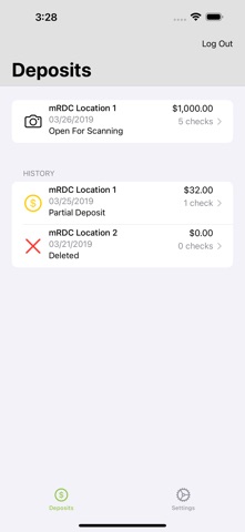 BankFinancial mobile RDC iPhone screenshot