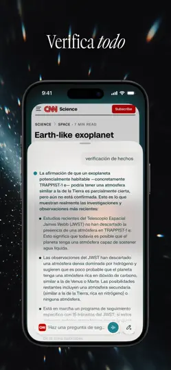 Captura de pantalla de Comet - AI Browser & Assistant en iPhone 3