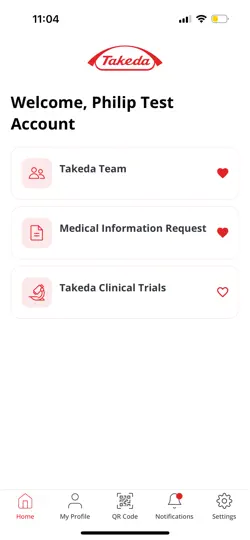 Takeda Connect (US) iPhone Screenshot 1