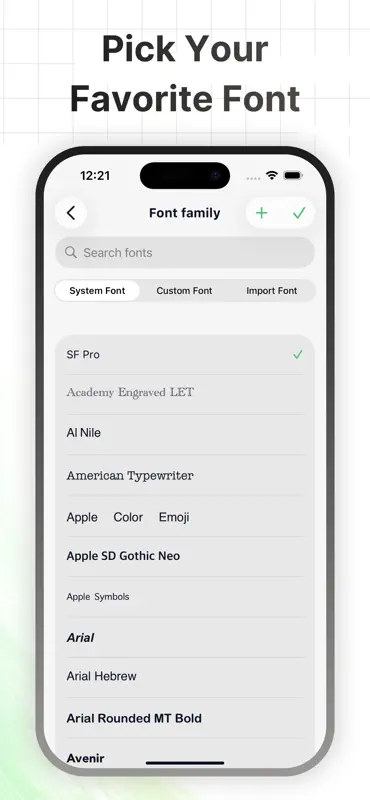Fonts: Customize Web Fonts screenshot 4 of 6