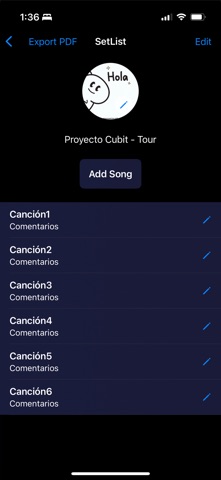 LSV SetList screenshot