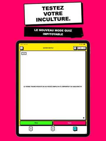 Savoir Inutile : Culture G iPad screenshot