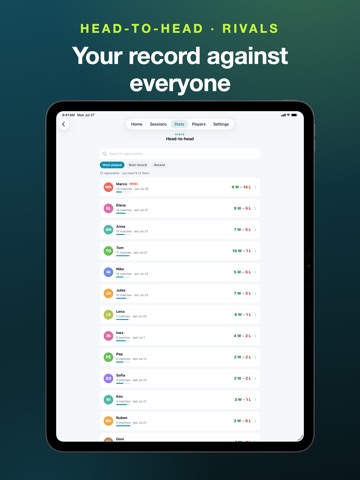 Padero: Padel Score Tracker iPad screenshot