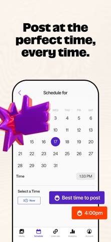 Later: Social Media Scheduler screenshot