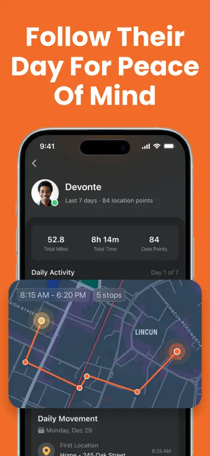 Screenshot 4 di 6 di Famircle: Find Family, Phone