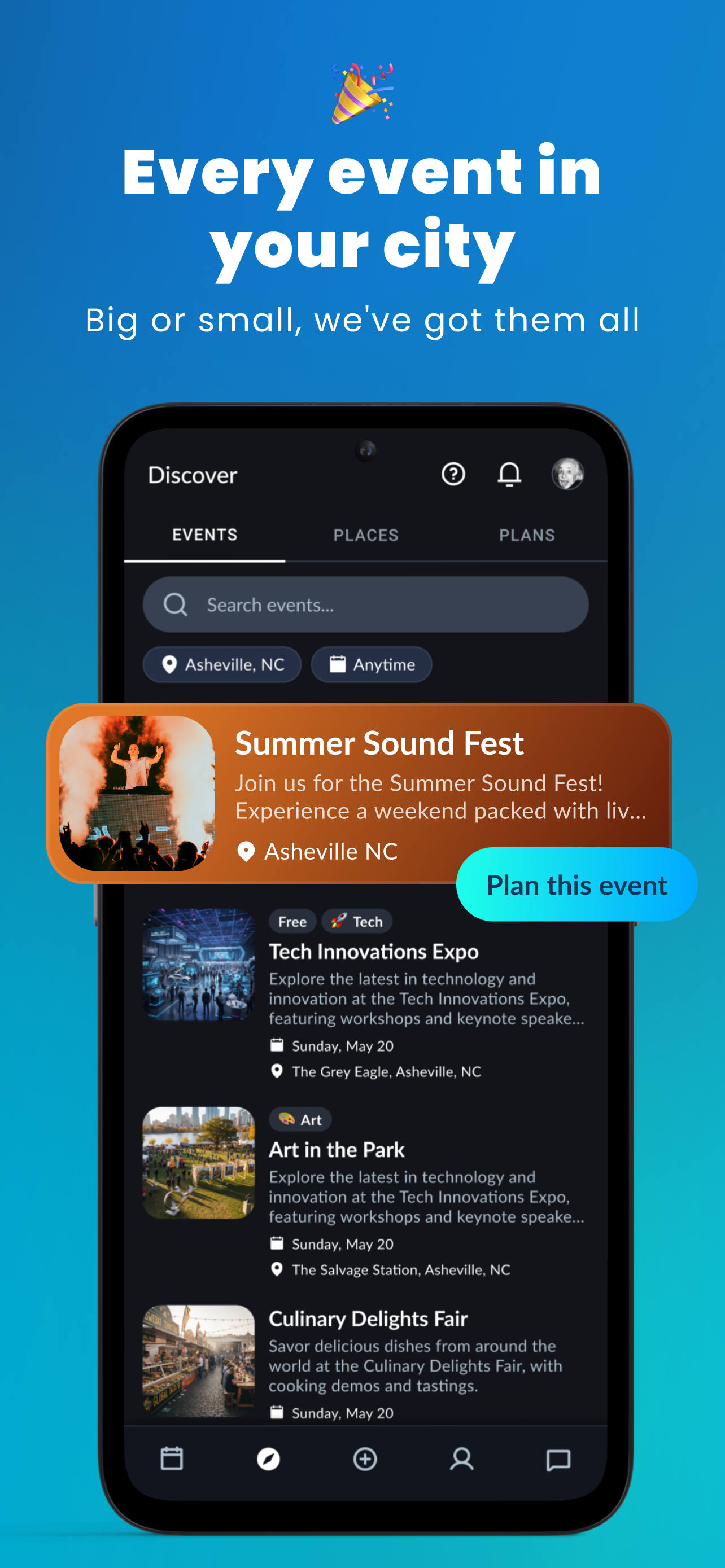 MixedRoutes: Events & Plans