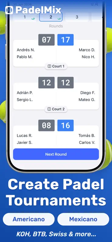 Americano Padel - PadelMix screenshot 1 of 7