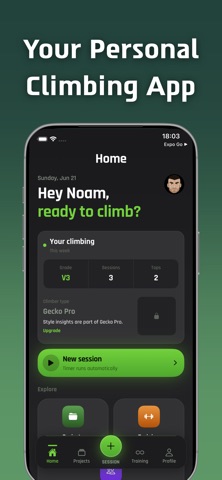 Gecko: Bouldering Tracker Screenshot 1 of 5