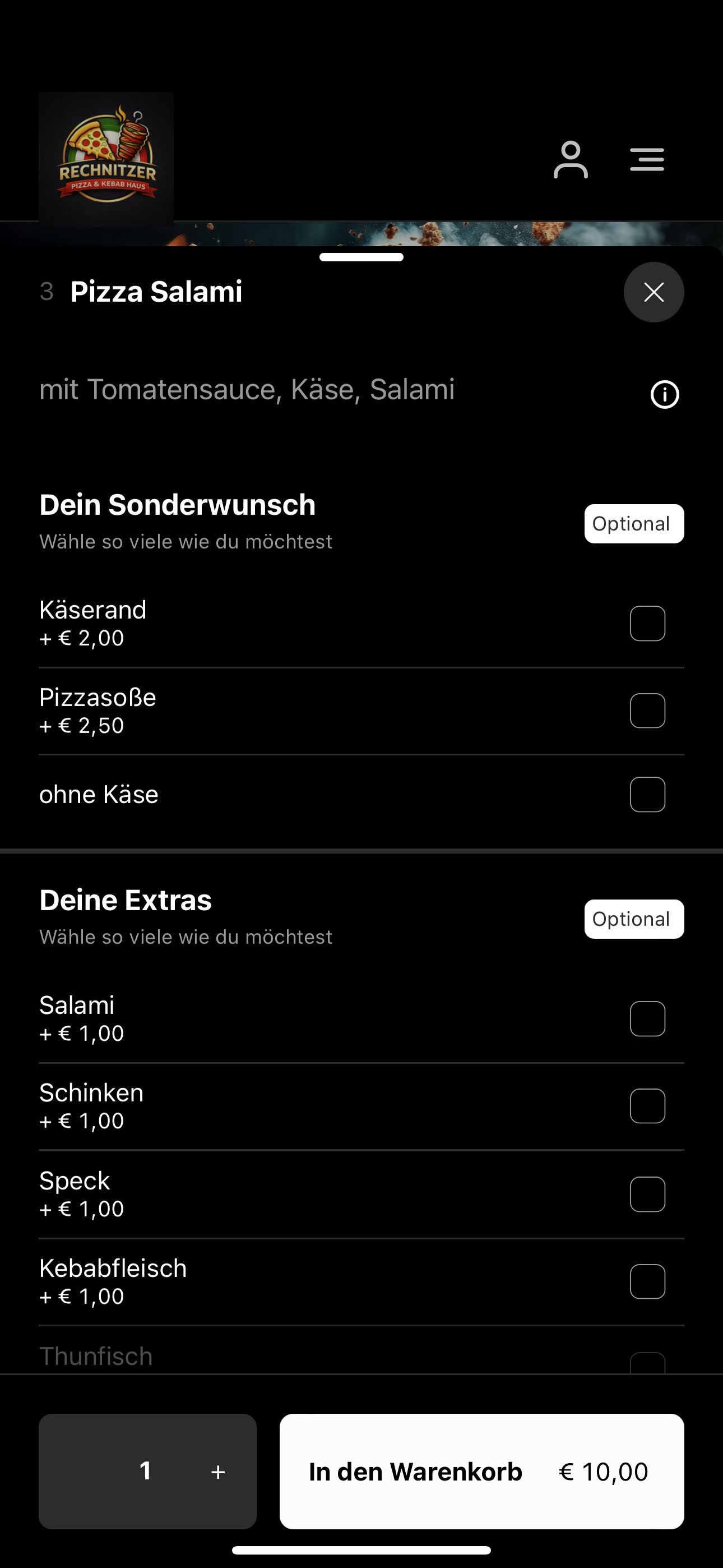 Rechnitz Kebap Pizzahaus screenshot 4