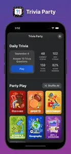 Trivia Party: Quiz Brain Game screenshot #1 for iPhone