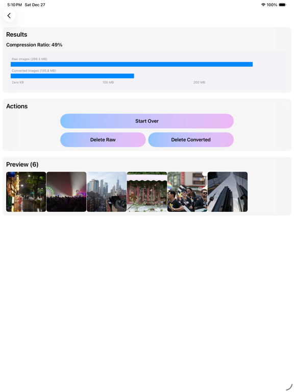 Kompressor - Compress images iPad screenshot 3 - Photo & Video app