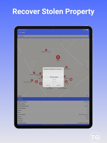 TG Tracking iPad screenshot