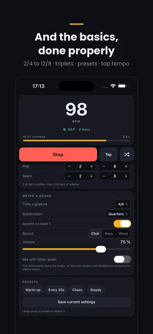 Drift: Random Metronome screenshot 3