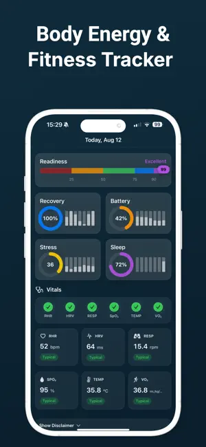 Body Battery screenshot 1