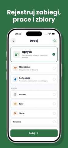 Dziennik zabiegów screenshot