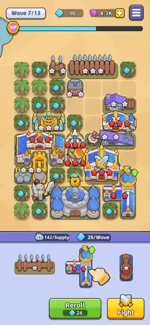 Fortress Hero: Puzzle Defense screenshot 2